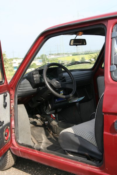Innenansicht Fiat 126 fsm Bambino