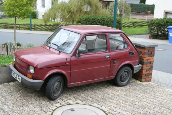 Parkplatz Fiat 126 fsm Bambino