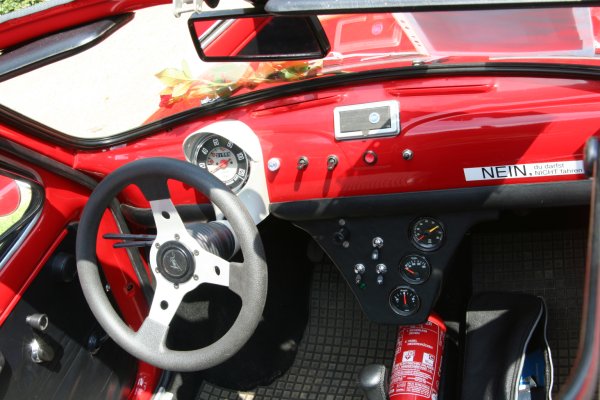 Cockpitansicht Fiat 500