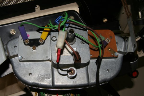 2CV front wiring harness speed indicator