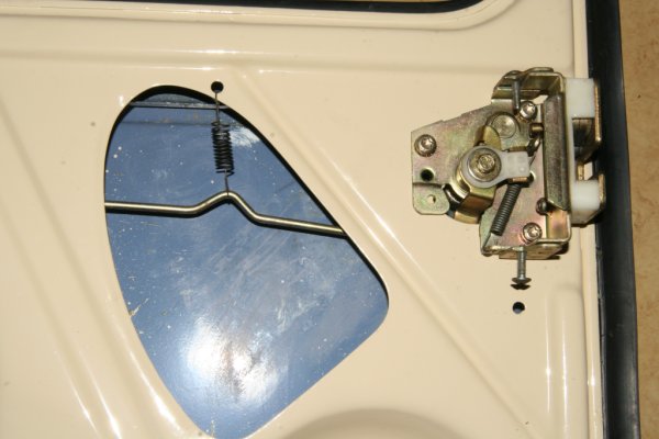 2CV door lock