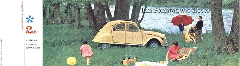Werbeprospekt Citroën 1961