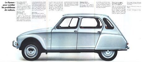 Werbeprospekt Citroën 1970