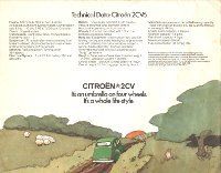 Werbeprospekt Citroën 1971