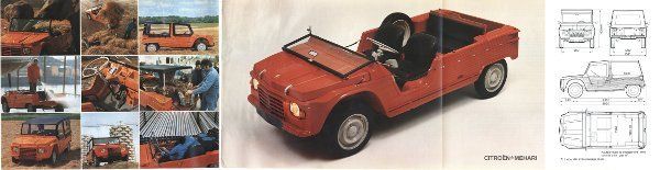 Werbeprospekt Citroën 1975