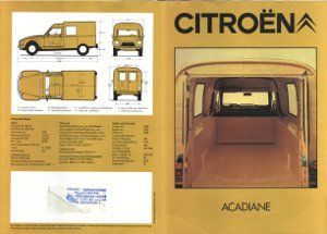 Werbeprospekt Citroën 1980