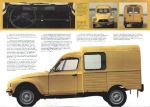 Werbeprospekt Citroën 1980