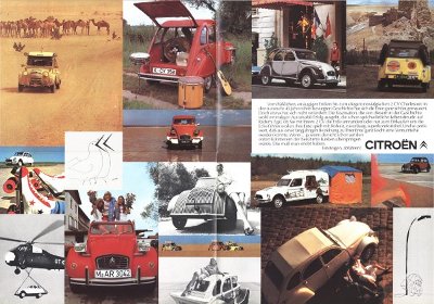 Werbeprospekt Citroën 1984